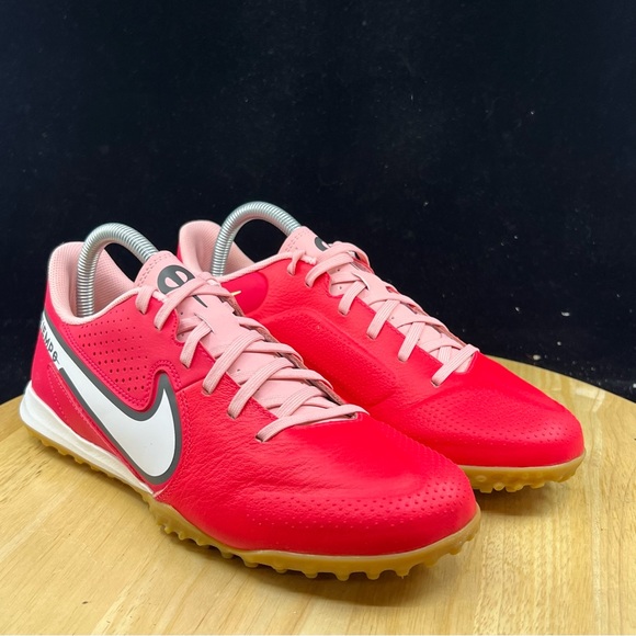 Nike Tiempo Legend 9 Academy TF Turf Siren Red White Black DA1191-618 Mens Sizes - Picture 4 of 9